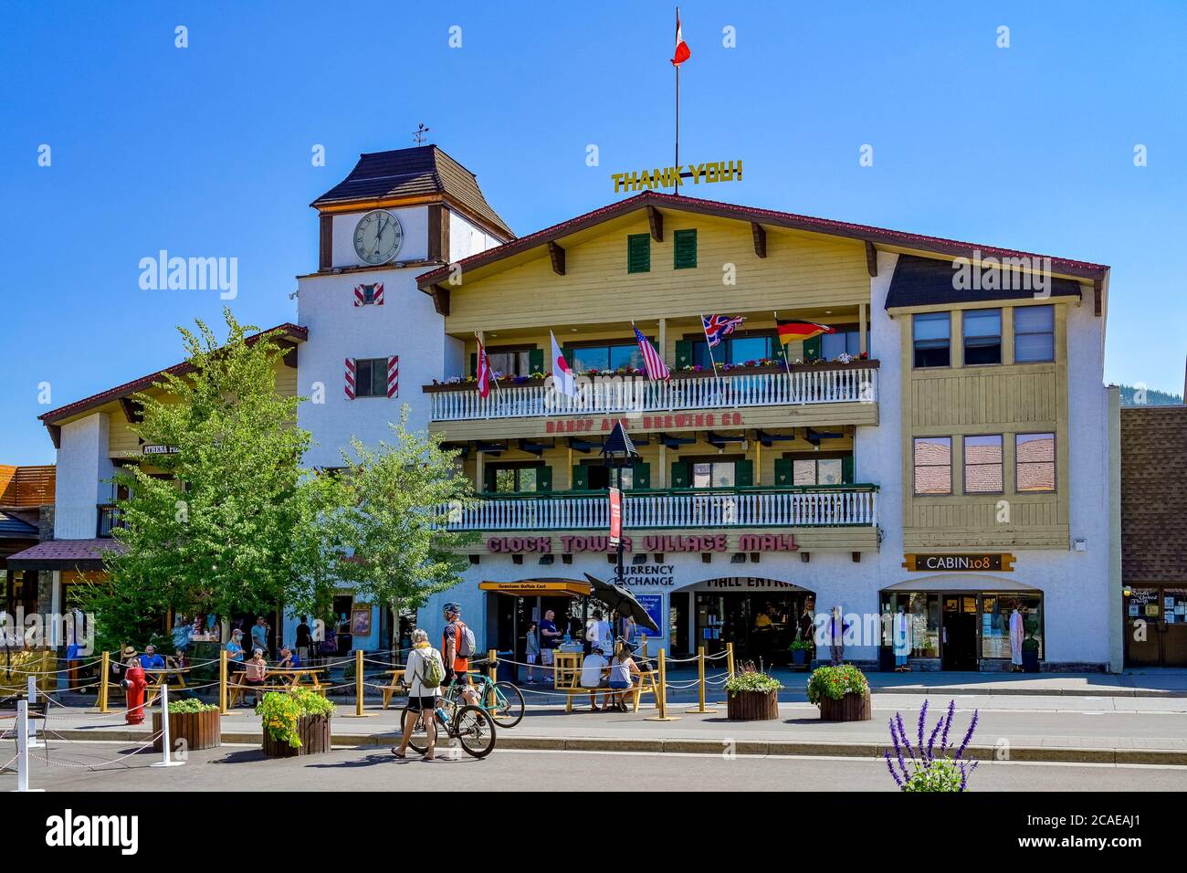 Clock tower village mall hires stock photography and images Alamy