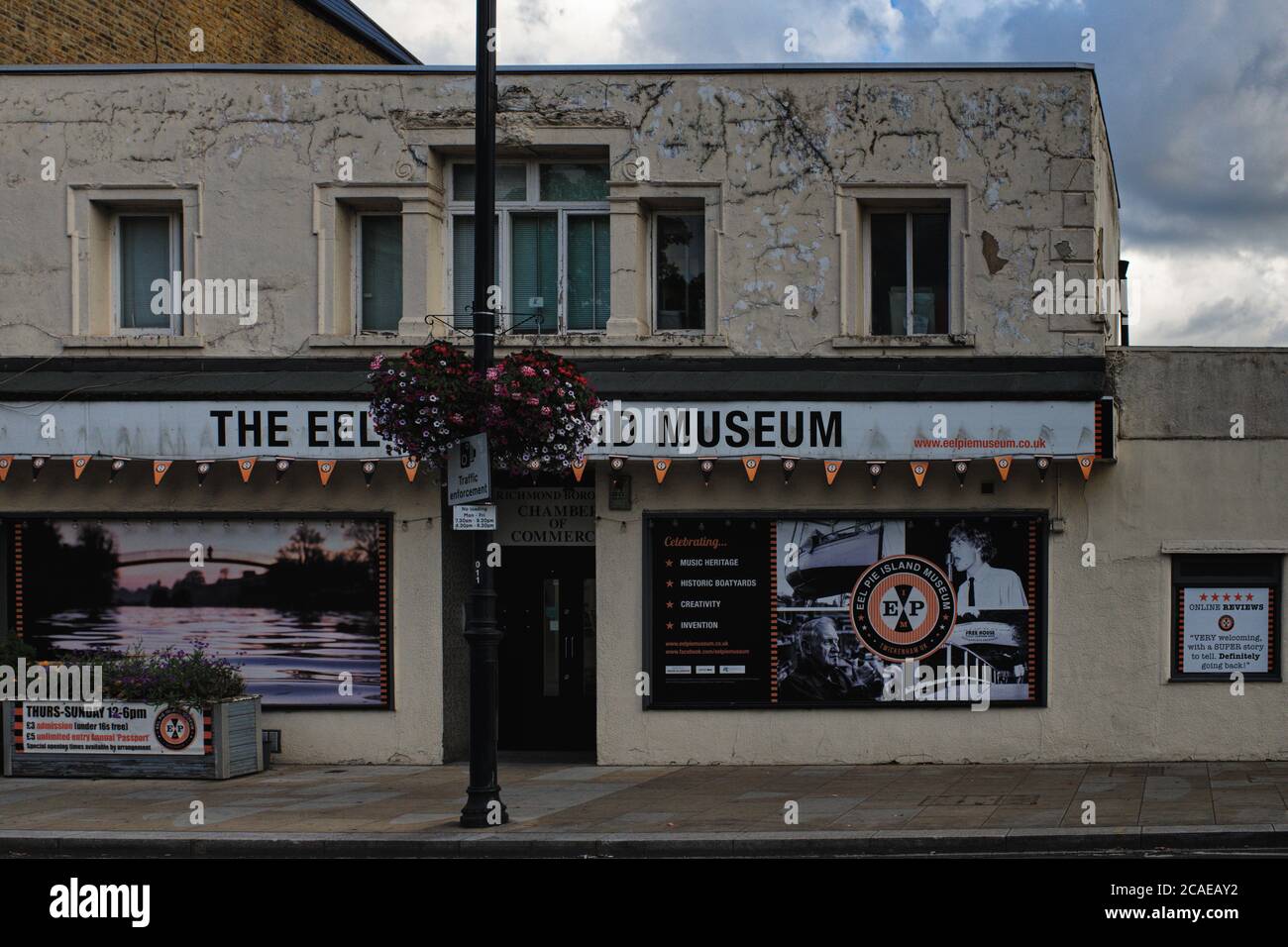 Frontage of the Eel Pie Island Museum, Twickenham, England Stock Photo ...