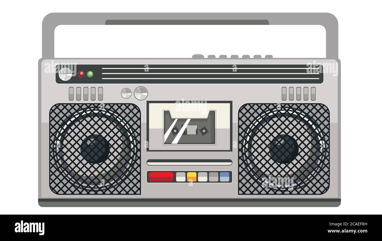 Radio cassette Stock Vector Images Alamy