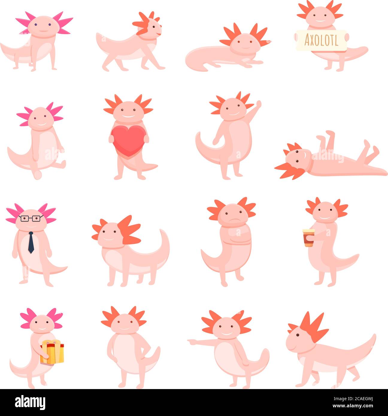 Axolotl Icons Set Cartoon Set Of Axolotl Vector Icons For Web Design Stock Vector Image Art Alamy Axolotl Icons Set Cartoon Set Of Axolotl Vector Icons For Web Design Stock Vector Image Art Alamy