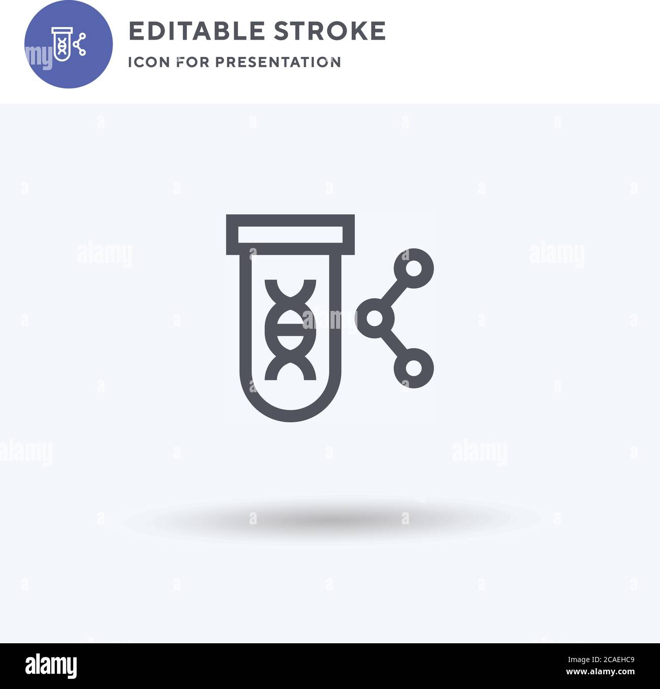 Genetical icon vector, filled flat sign, solid pictogram isolated on ...