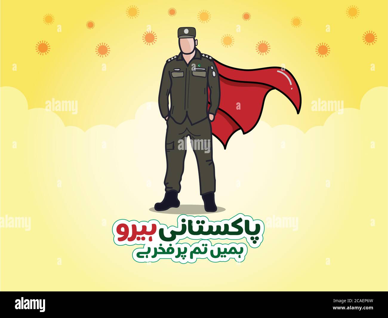 Pakistani Hero we proud of you written in urdu words for awareness Stock  Vector Image & Art - Alamy