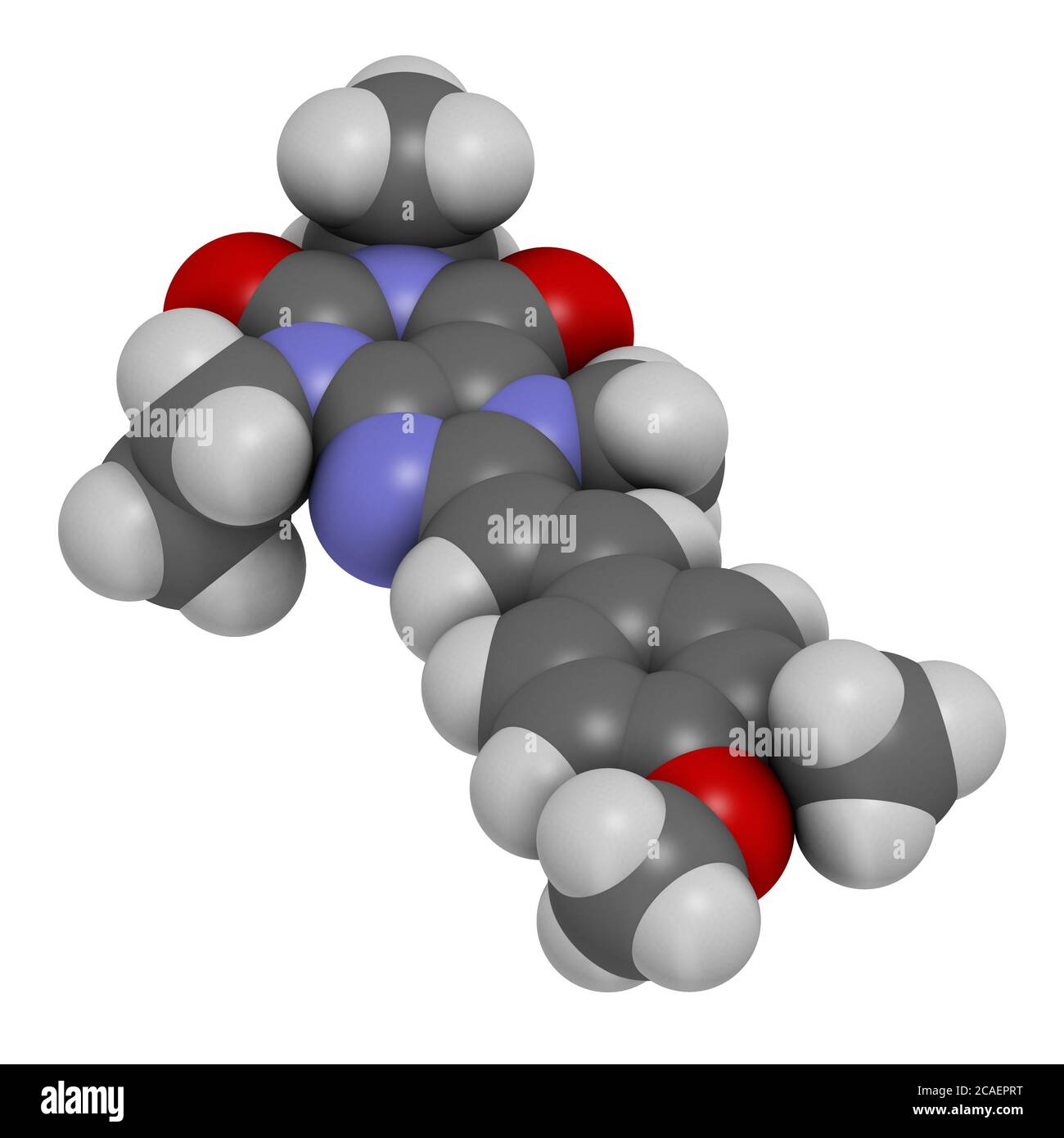 Istradefylline drug molecule hi-res stock photography and images - Alamy