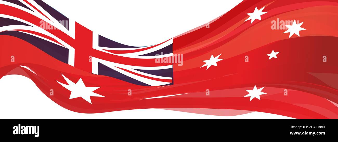 red Shopping Australia flag, Australian Red Ensign Stock Photo - Alamy