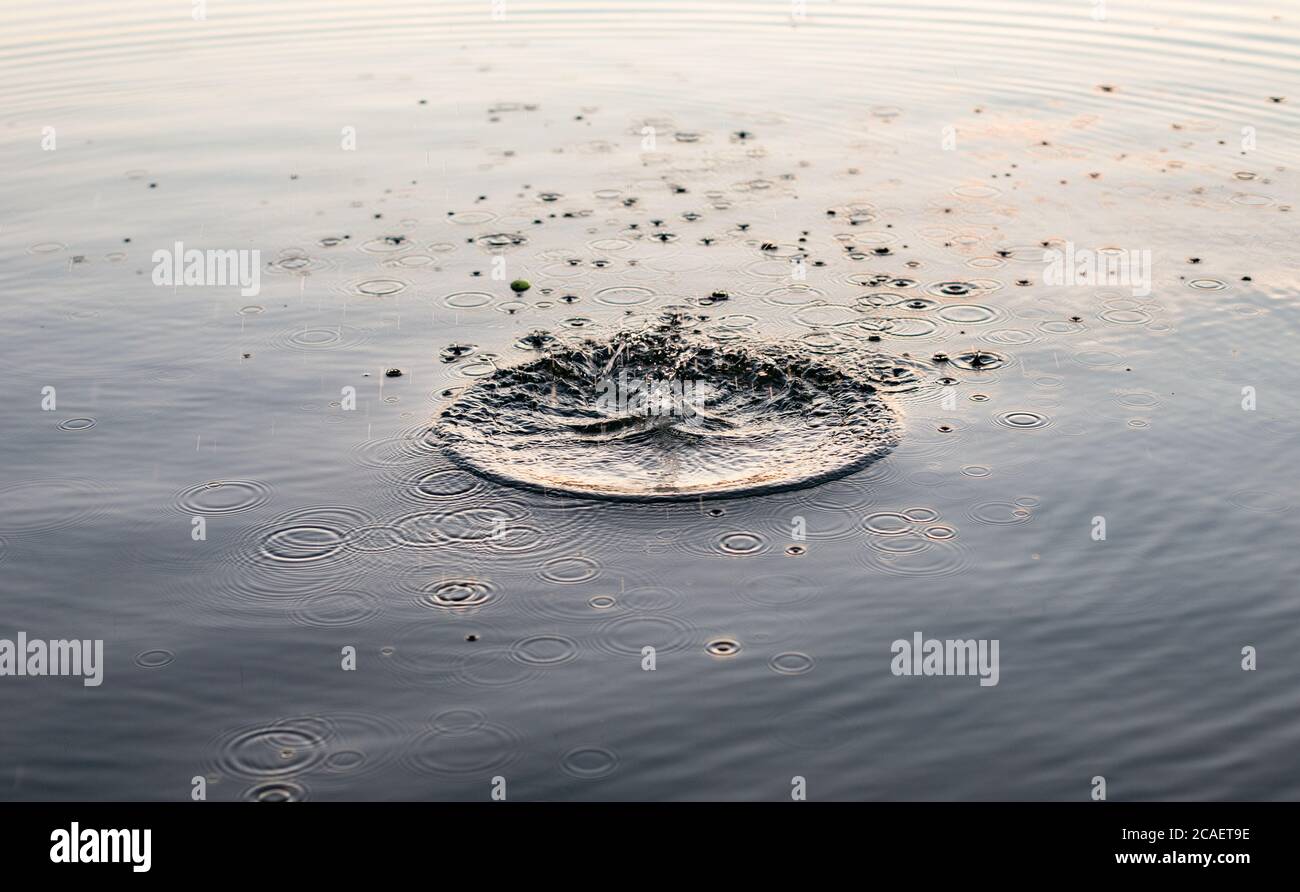 Pure water splash drops hi-res stock photography and images - Alamy