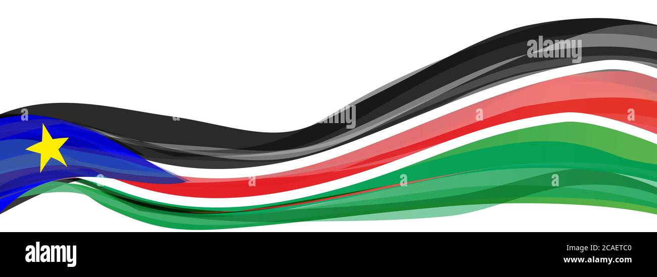 black red green flag with blue triangle