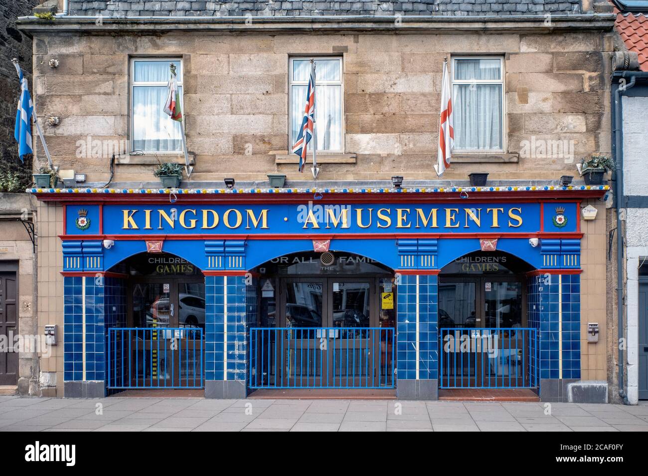 Kingdom Amusements, Burntisland, Fife, Scotland, UK Stock Photo Alamy