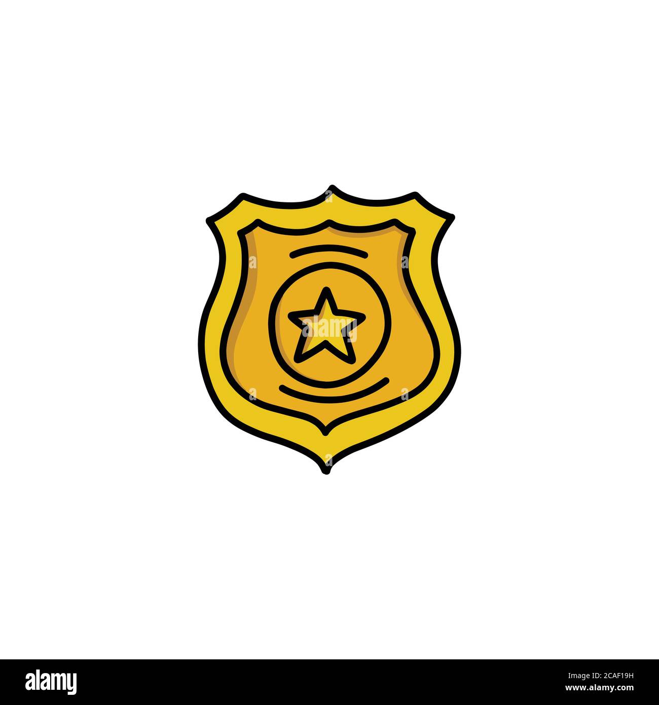 Premium Vector  Hand drawn sheriff star element. comic doodle sketch  style. cowboy, western concept icon. isolated vector illustration.