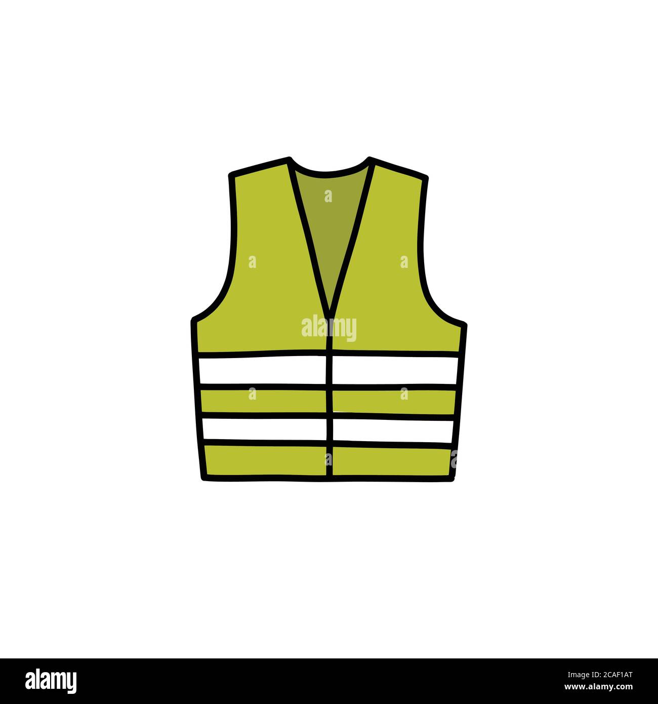 reflex vest doodle icon, vector illustration Stock Vector Image & Art -  Alamy