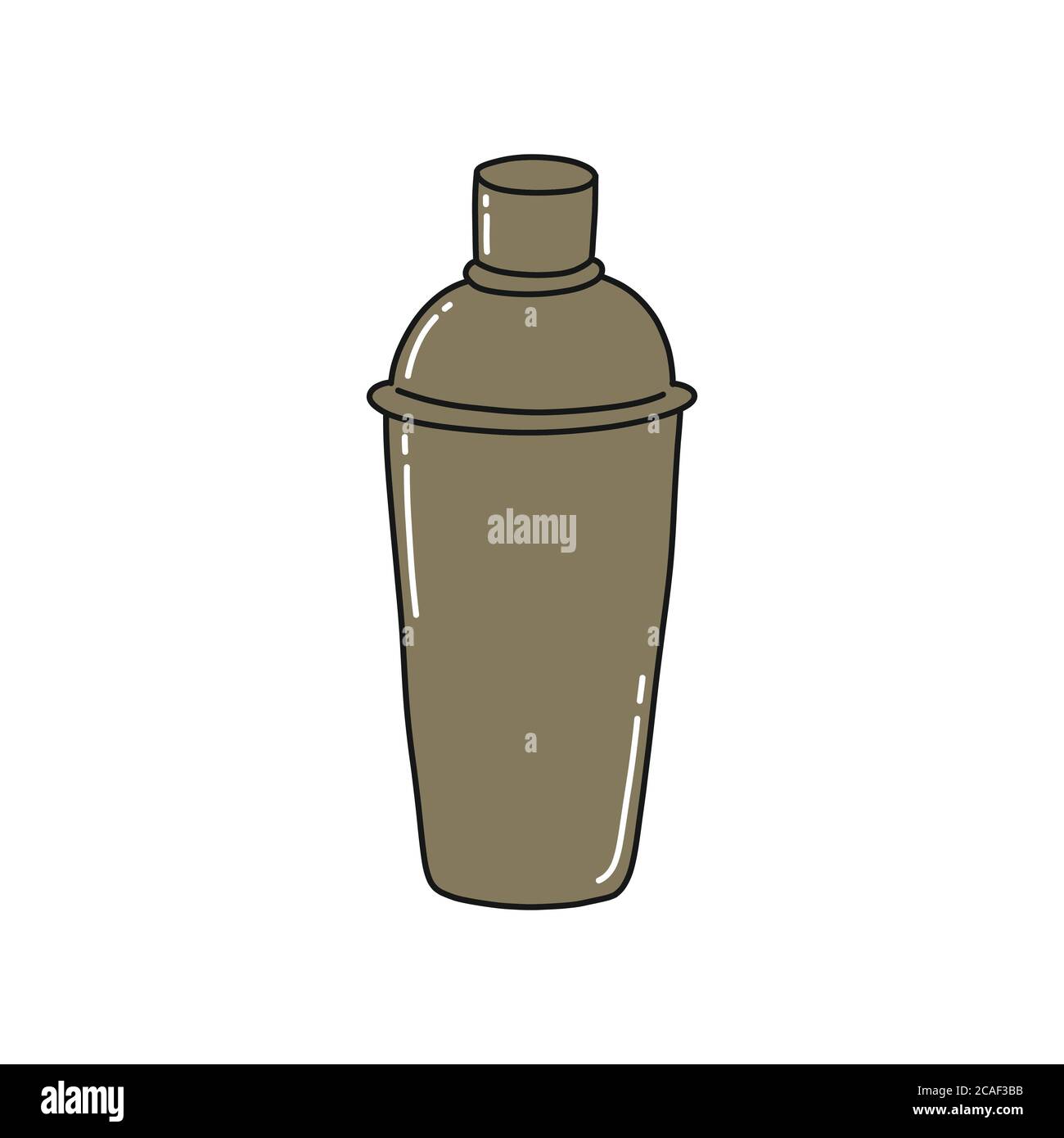 bar shaker doodle icon, vector illustration Stock Vector Image & Art ...