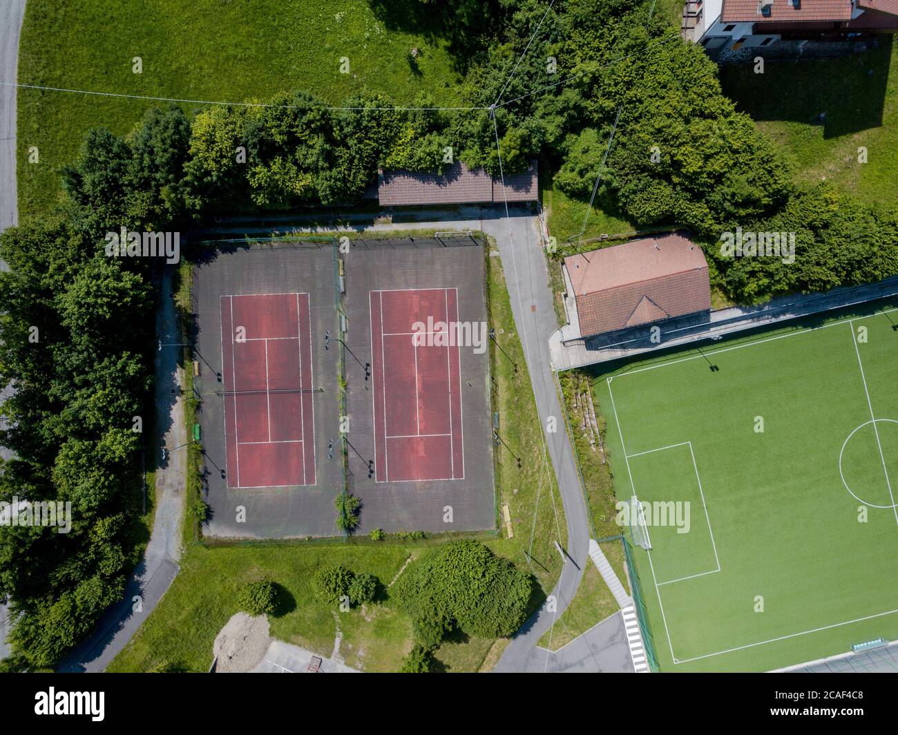 synthetic grass football