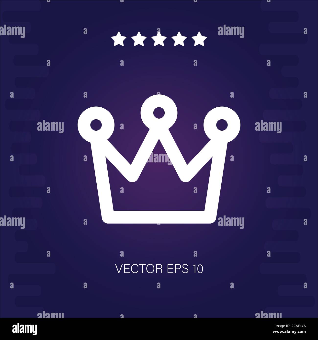 crown vector icon modern illustration Stock Vector Image & Art - Alamy