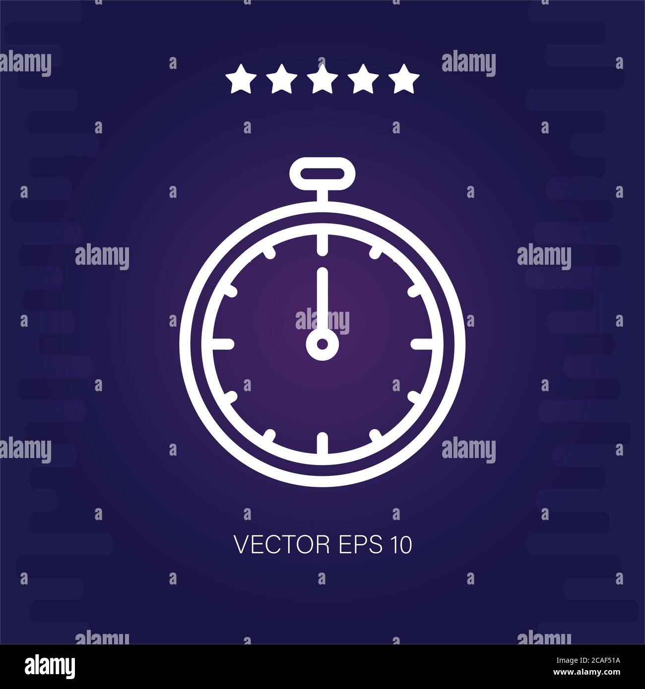 stopwatch vector icon modern illustration Stock Vector Image & Art - Alamy