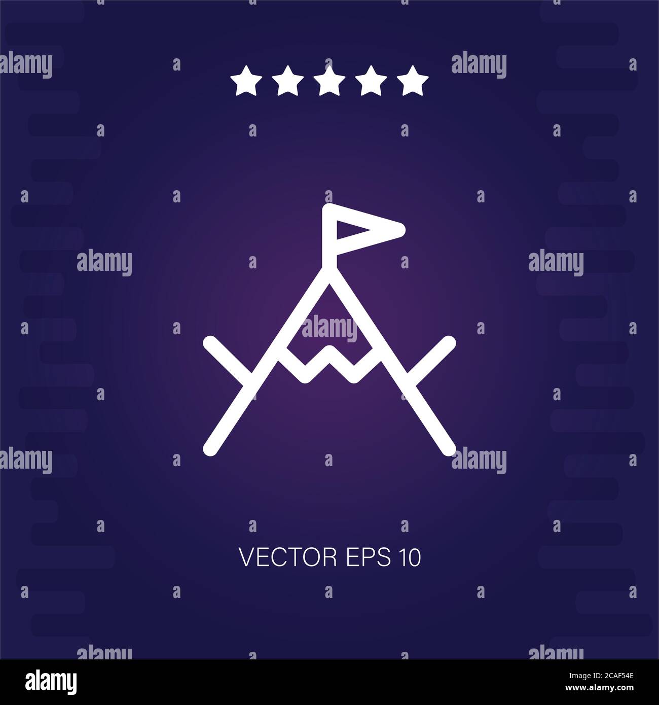 mission vector icon modern illustration Stock Vector Image & Art - Alamy