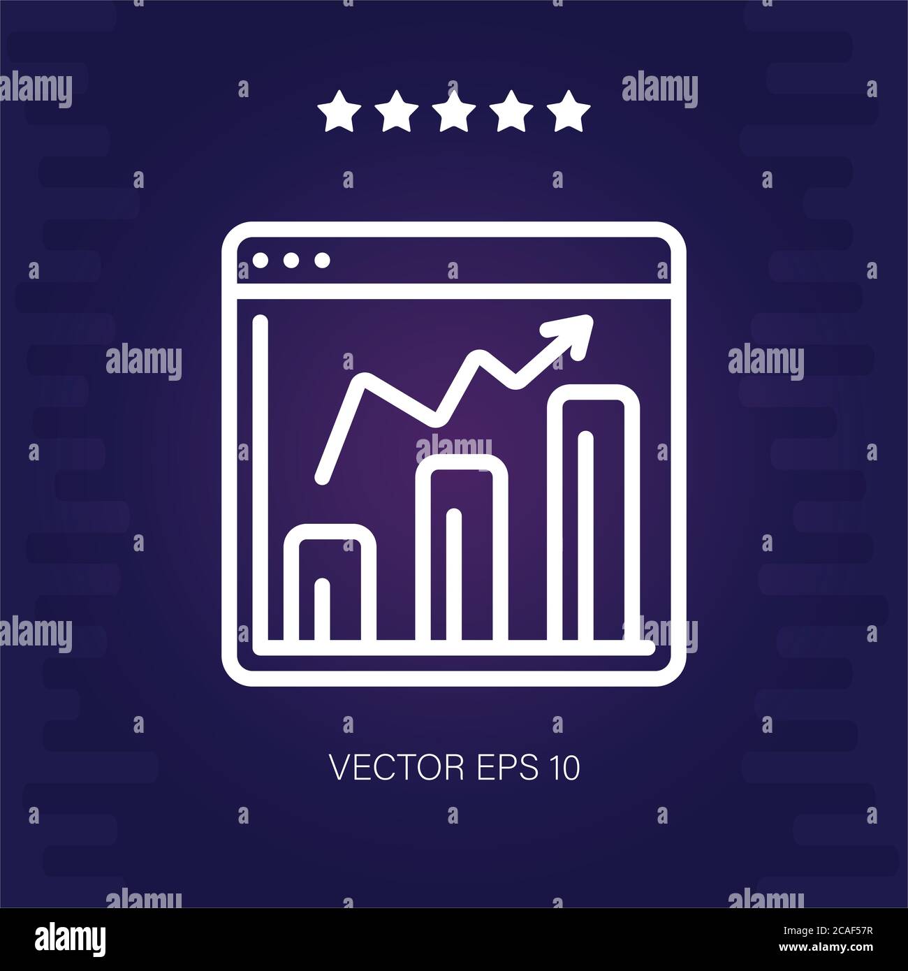 analytics vector icon modern illustration Stock Vector Image & Art - Alamy