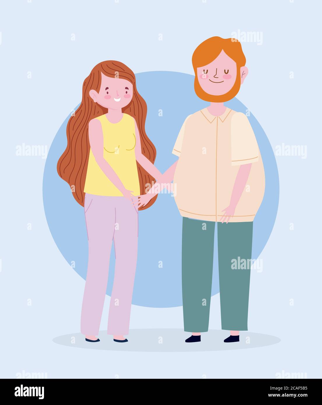 family mother and father member cartoon character vector illustration ...