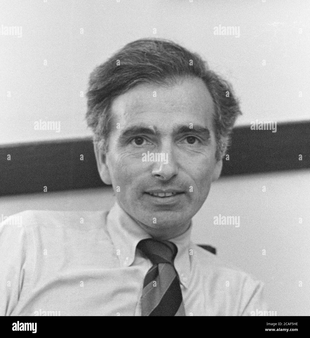 Rudy Nothemberg in his office in San Francisco City Hall in April 1978 Stock Photo