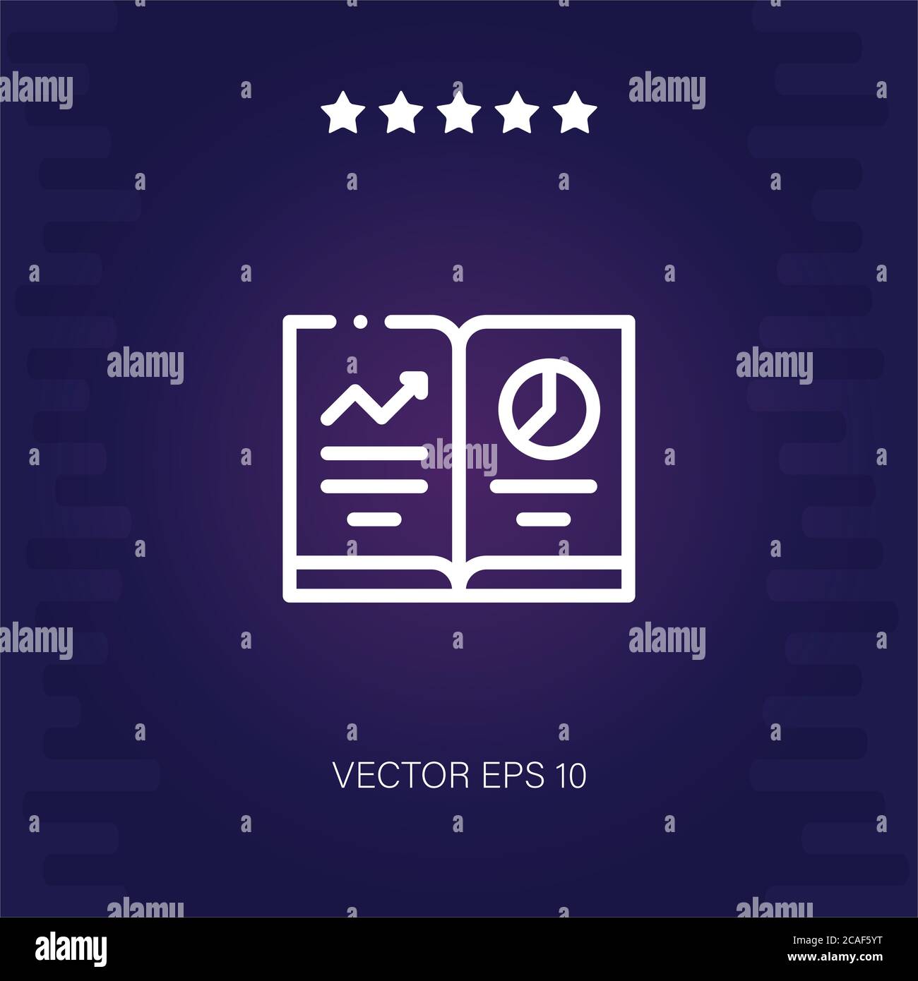 open book vector icon modern illustration Stock Vector Image & Art - Alamy