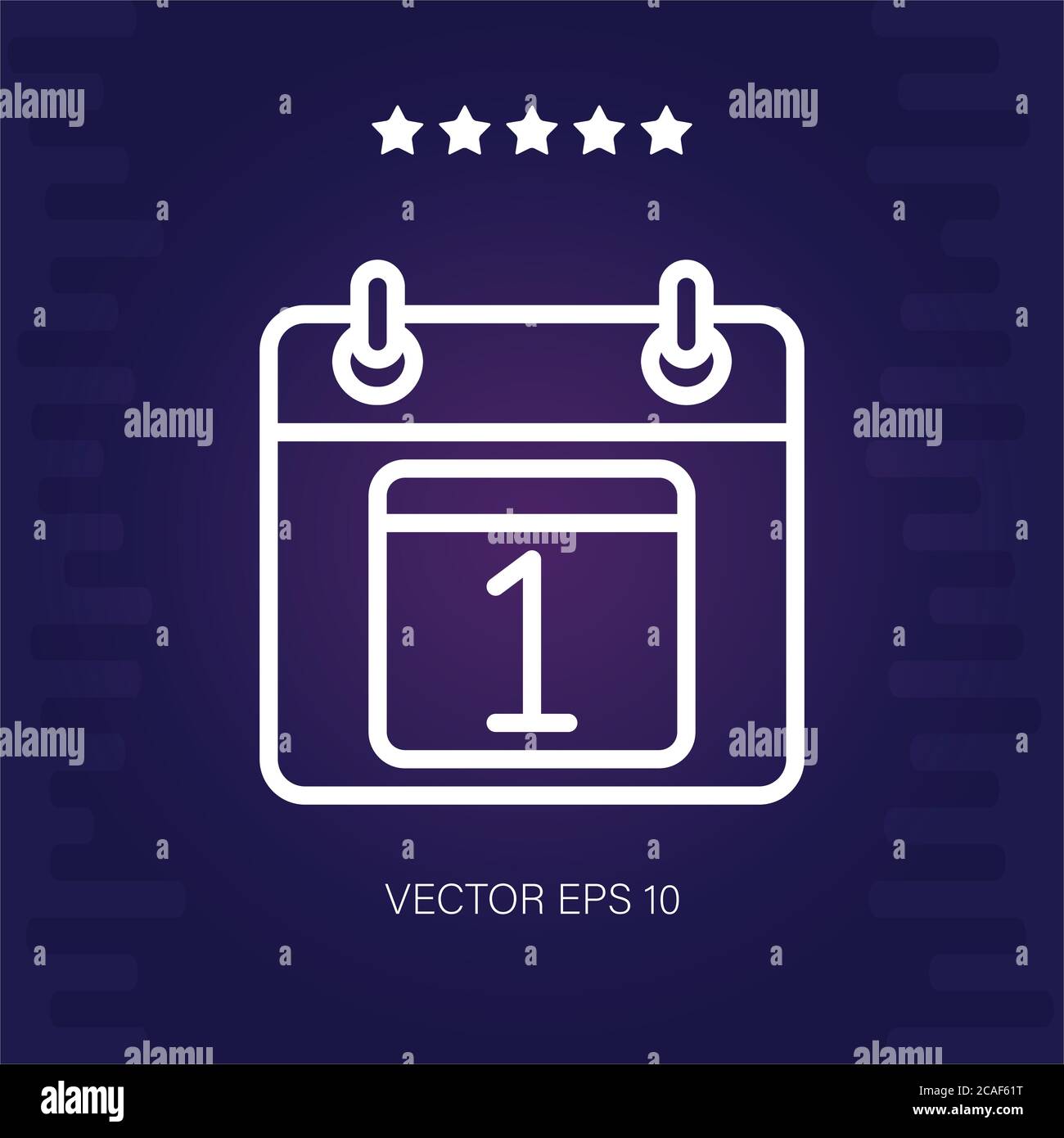 calendar vector icon modern illustration Stock Vector Image & Art - Alamy