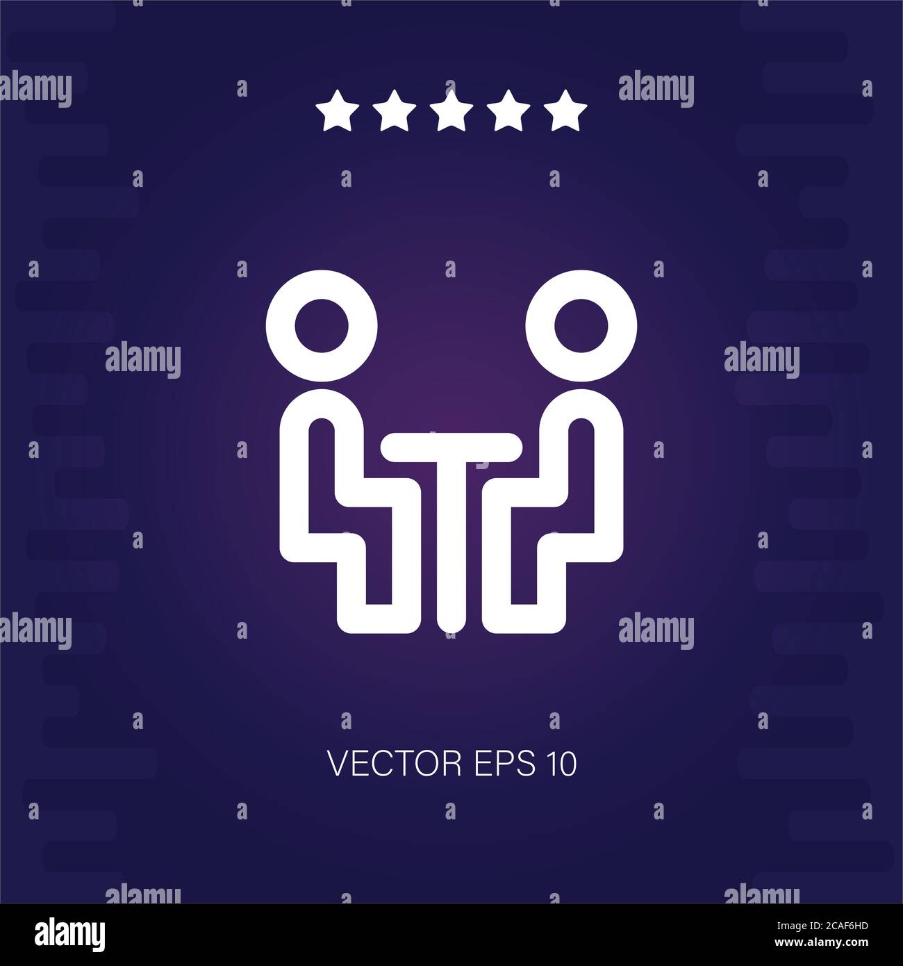 meeting vector icon modern illustration Stock Vector Image & Art - Alamy