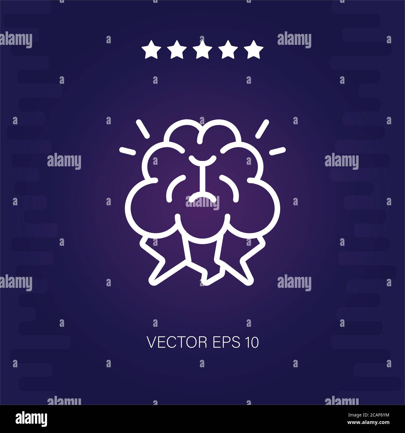 brainstorm vector icon modern illustration Stock Vector Image & Art - Alamy
