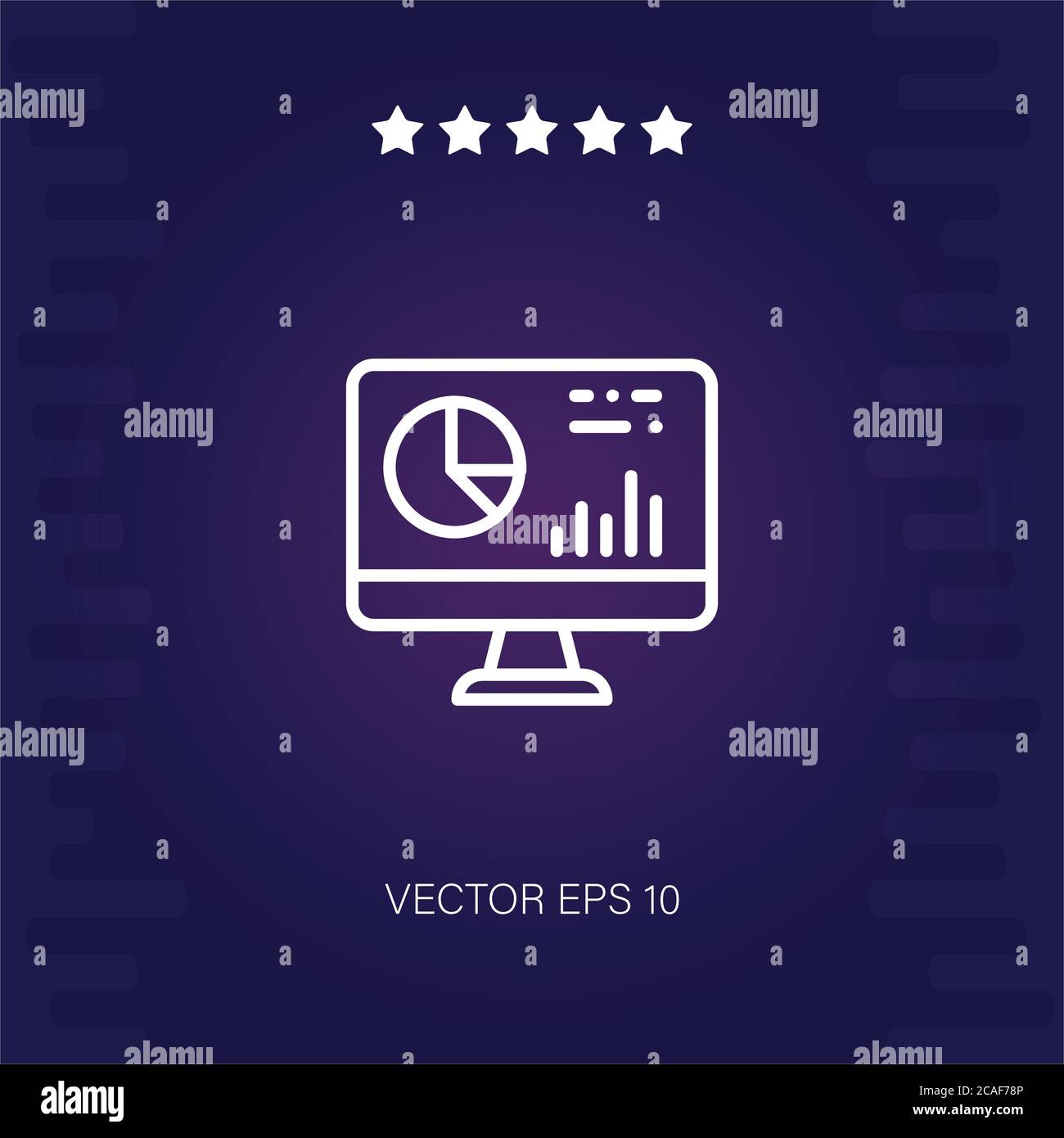 analytics vector icon modern illustration Stock Vector Image & Art - Alamy