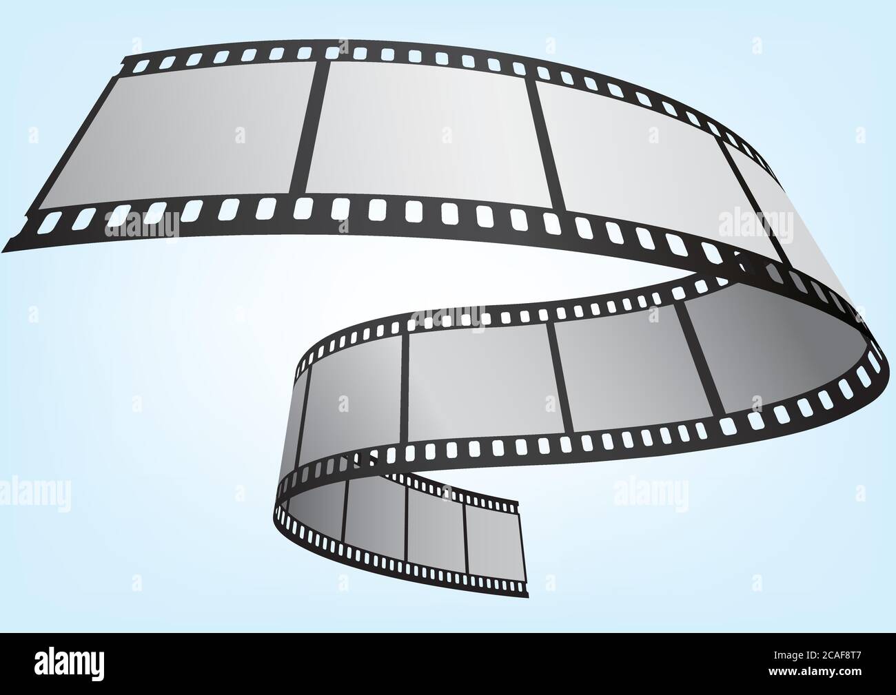 Cinema, movie and photography 35mm film strip template. Vector 3D elements  Stock Vector Image & Art - Alamy