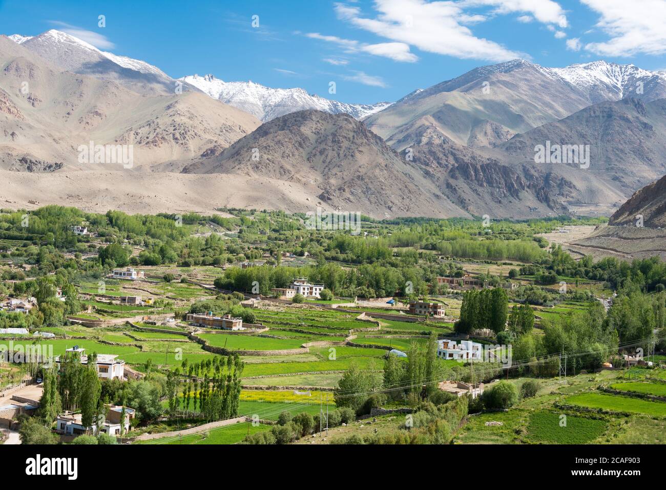 Ladakh, India - Beautiful scenic view from Between Leh and Nubra Valley in  Ladakh, Jammu and Kashmir, India Stock Photo - Alamy