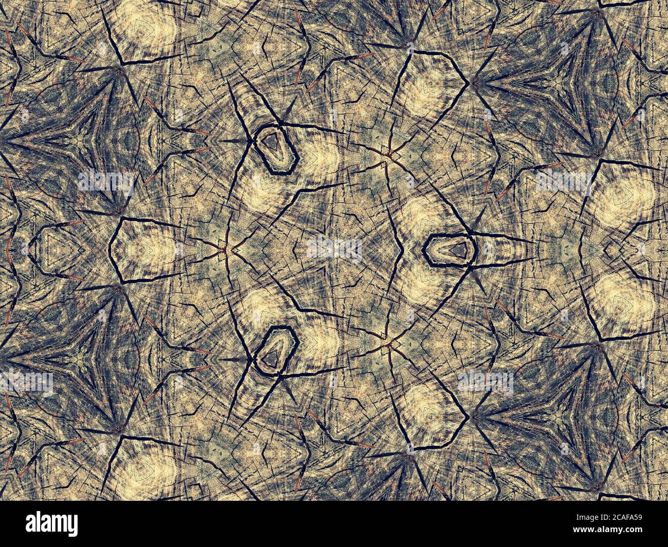 Abstract kaleidoscope patterned background Stock Photo