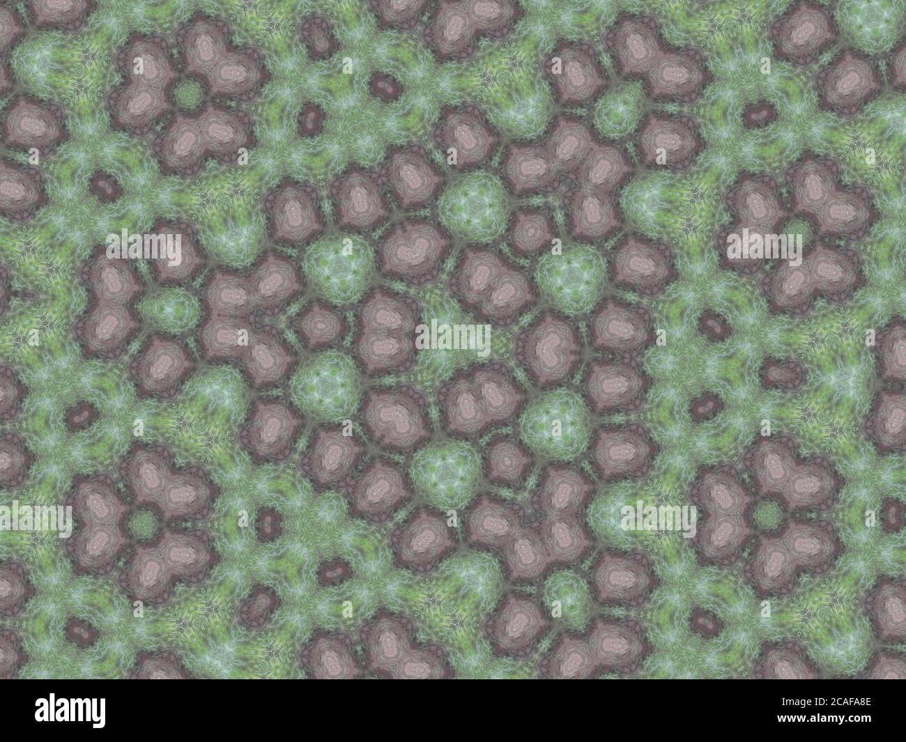 Abstract kaleidoscope patterned background Stock Photo