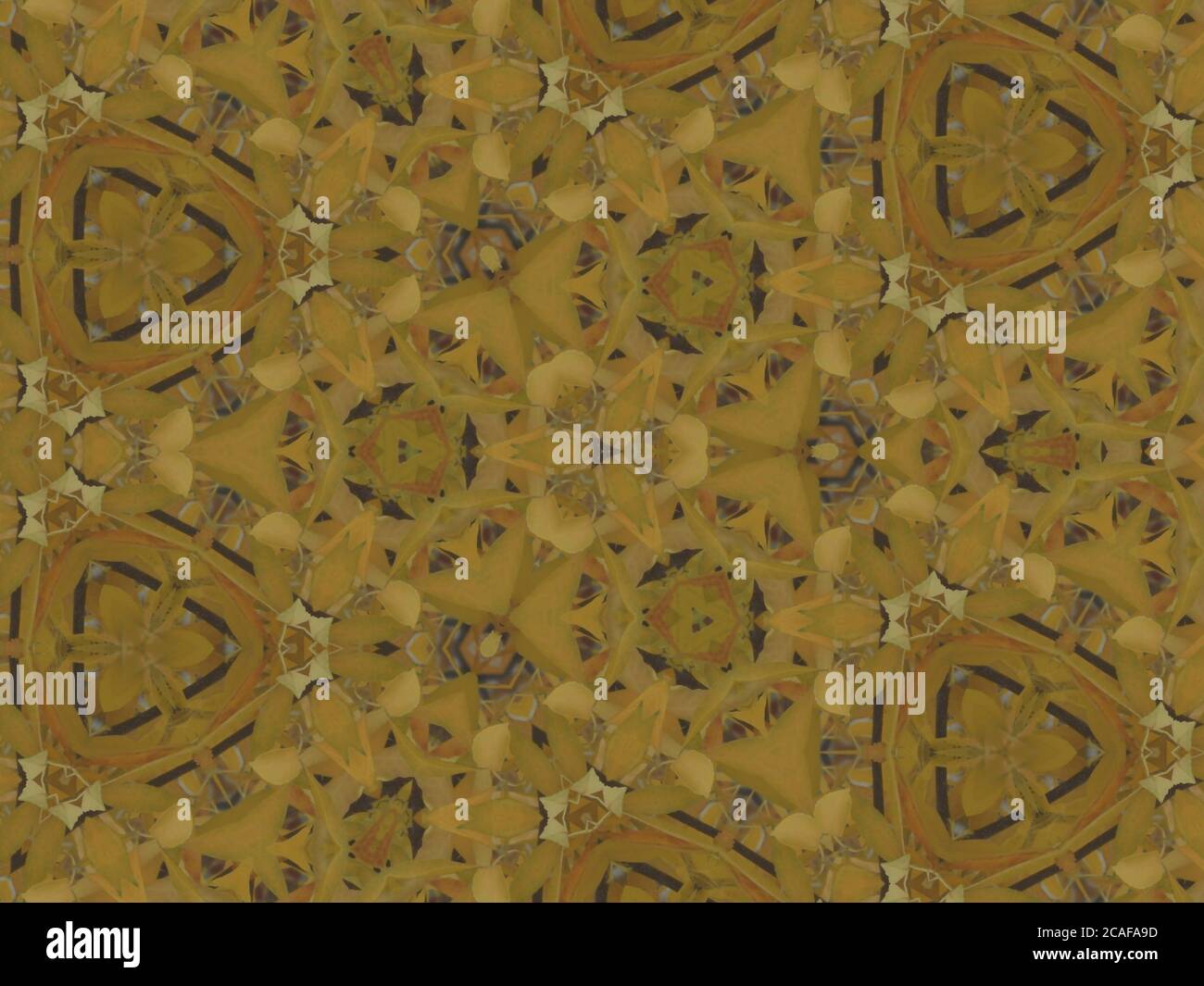 Abstract kaleidoscope patterned background Stock Photo