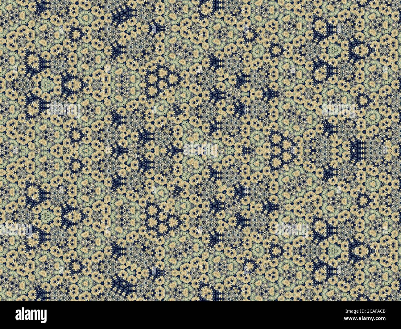 Abstract kaleidoscope patterned background Stock Photo