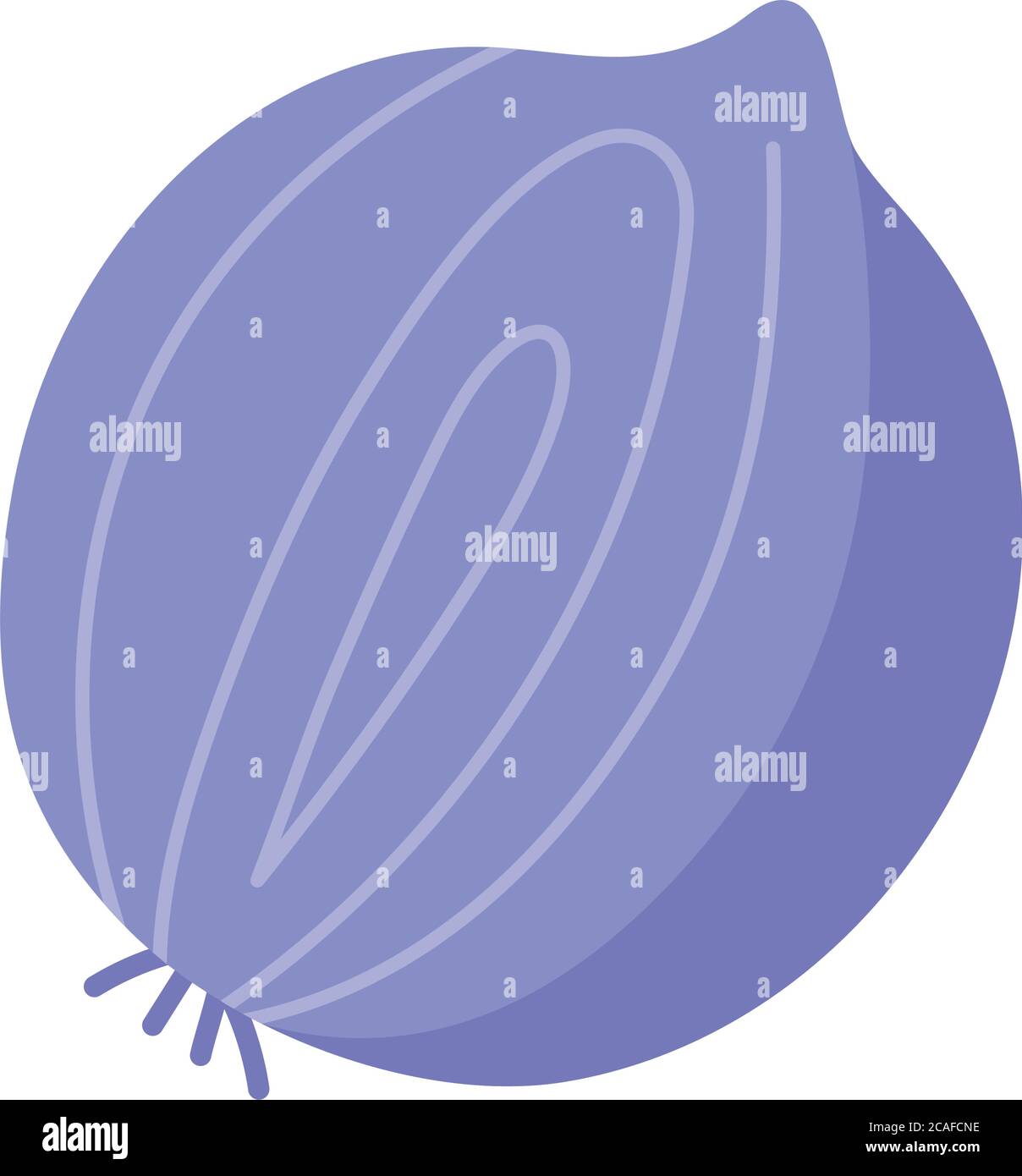 slice onion vegetalbe nutrition isolated icon design white background