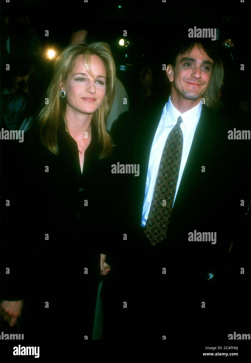 Westwood California Usa 5th March 1996 Actress Helen Hunt And Actor Hank Azaria Attend United Artists The Birdcage Premiere On March 5 1996 At Mann Village Theatre In Westwood California Usa Photo