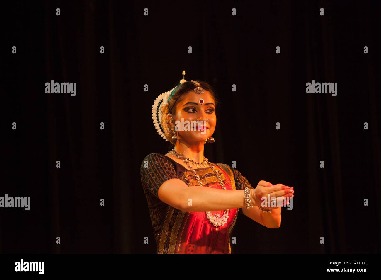 A beautiful odissi dancer Stock Photo