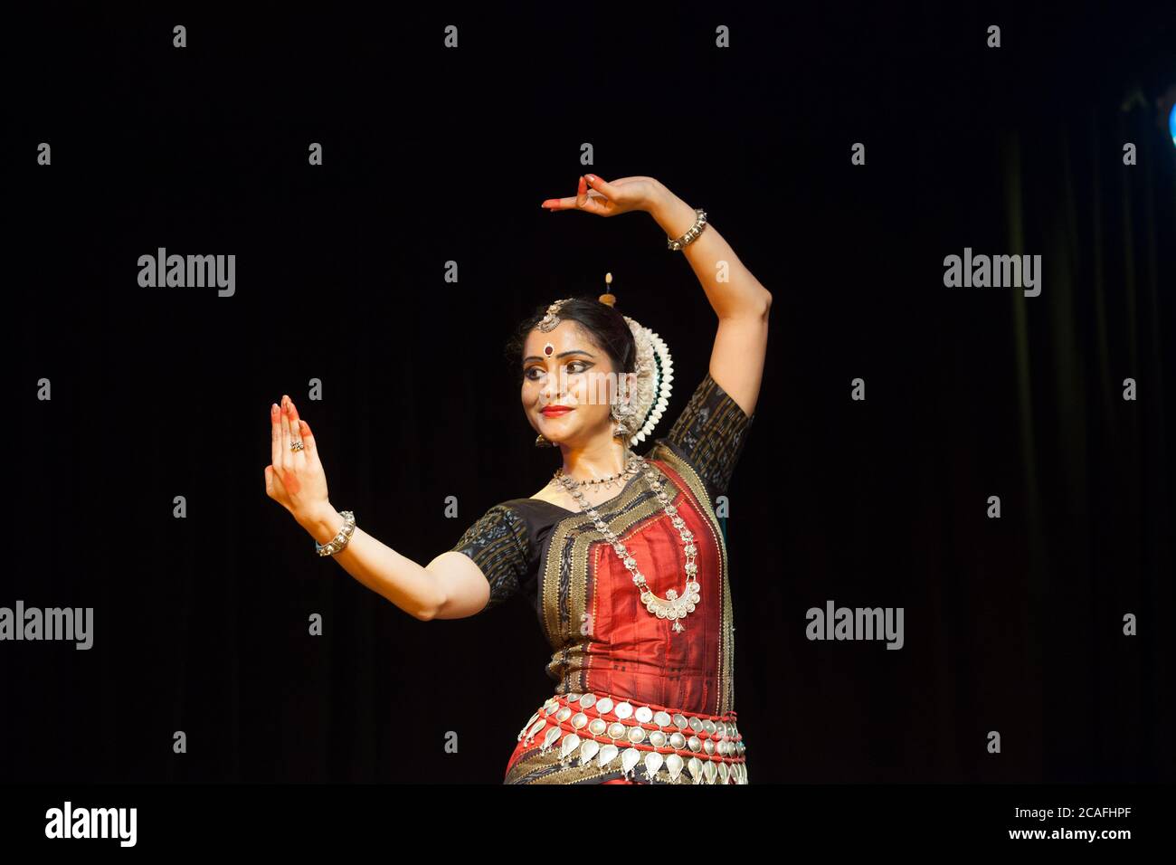 A beautiful odissi dancer Stock Photo