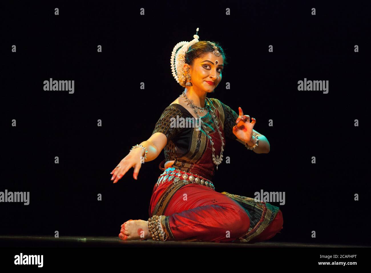 A beautiful odissi dancer Stock Photo