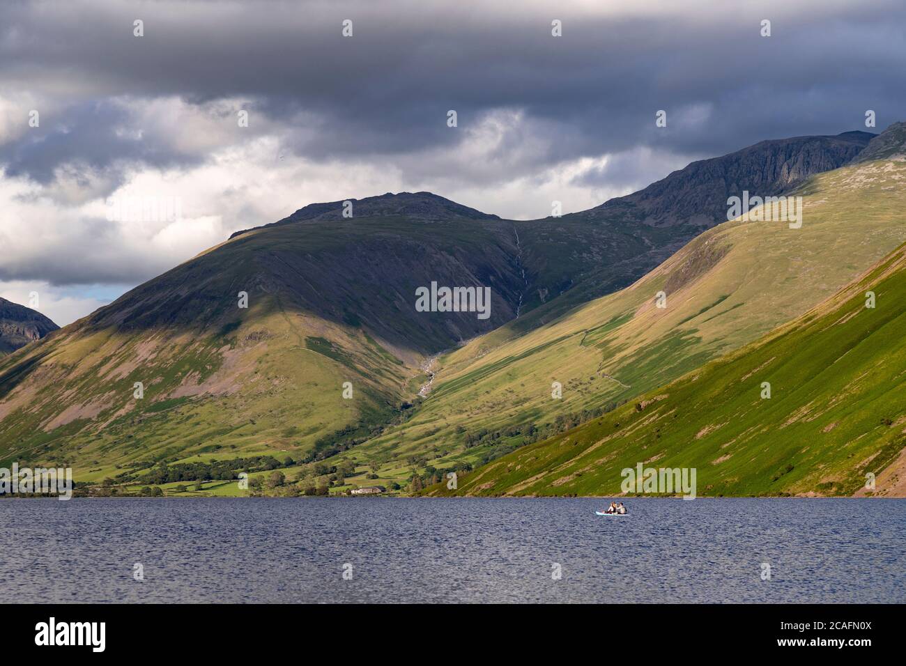 Wastwater lake and mountains, Lake District, Cumbria, England Stock Photo