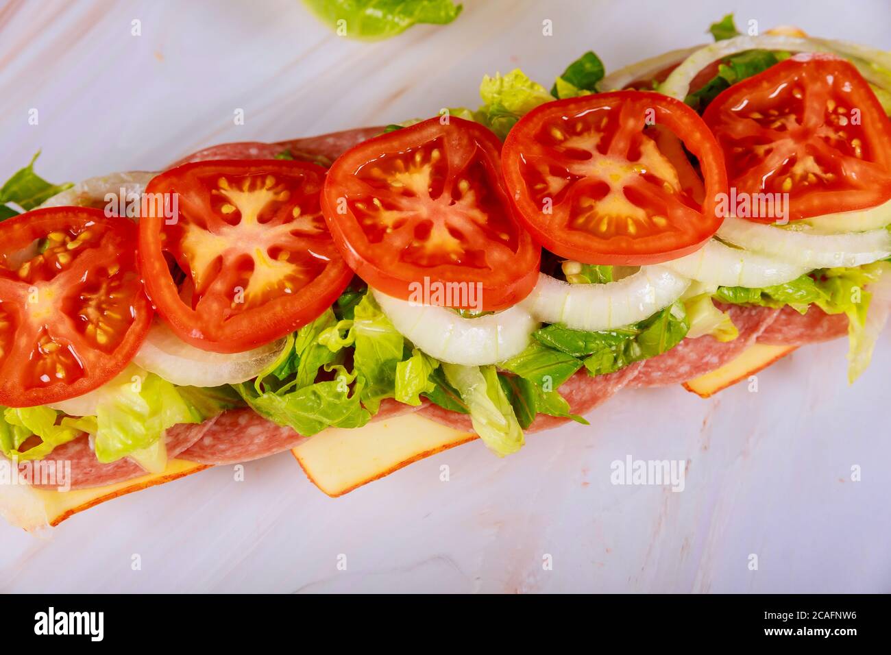 Muenster cheese baguette hires stock photography and images Alamy