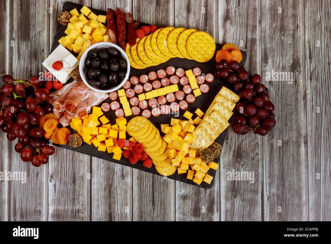 Catering meal for fan of football game. Super Bowl game concept Stock