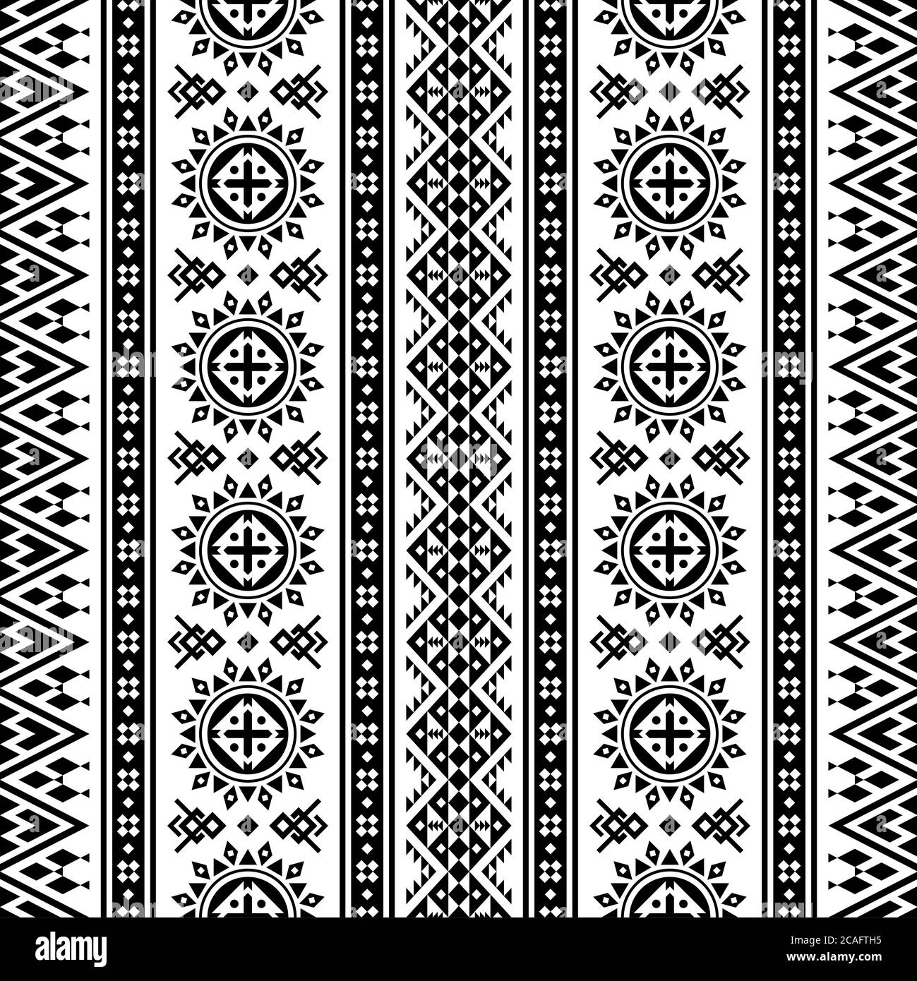 tribal aztec seamless pattern texture background Stock Photo - Alamy