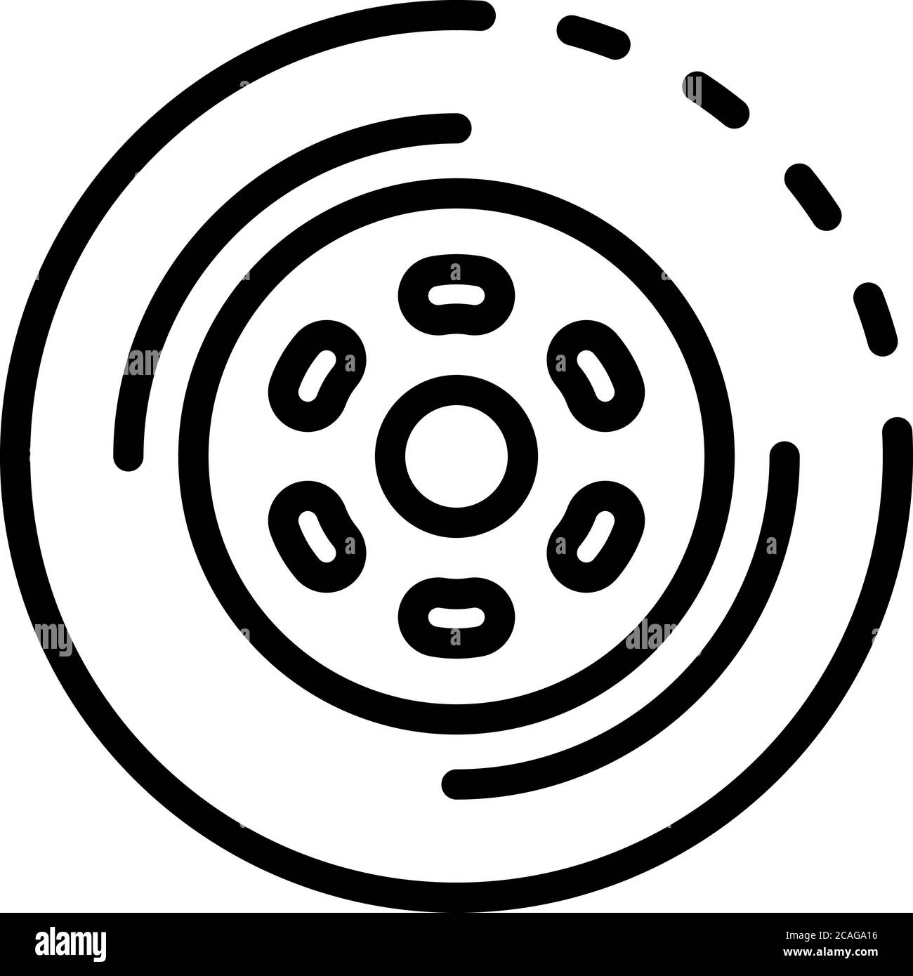 Car wheel icon, outline style Stock Vector Image & Art Alamy