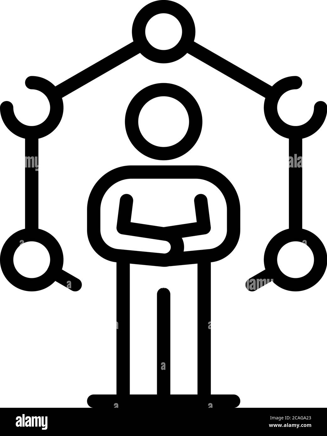 Crowdfunding idea icon, outline style Stock Vector Image & Art - Alamy
