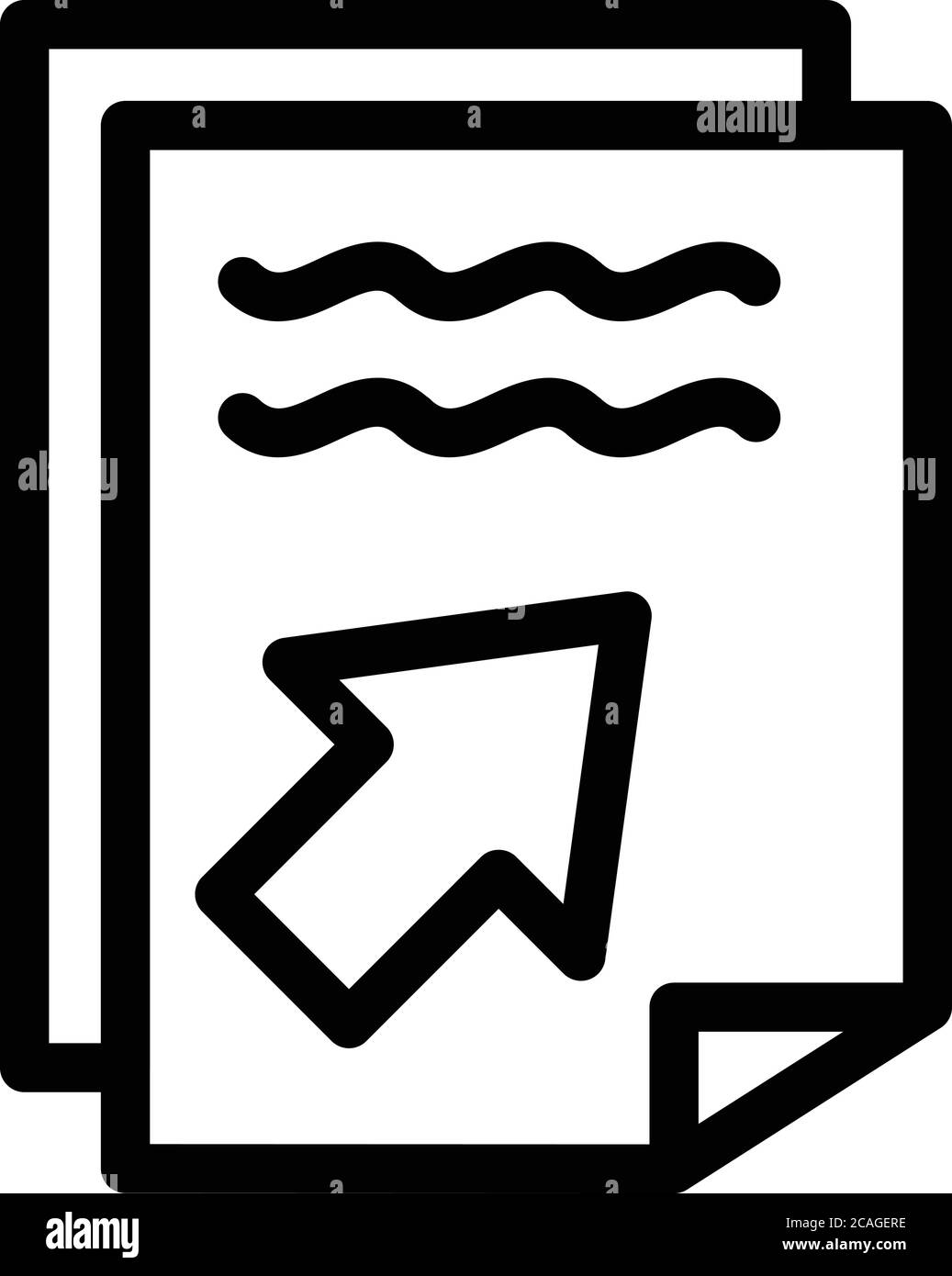 Directory document icon, outline style Stock Vector Image & Art - Alamy