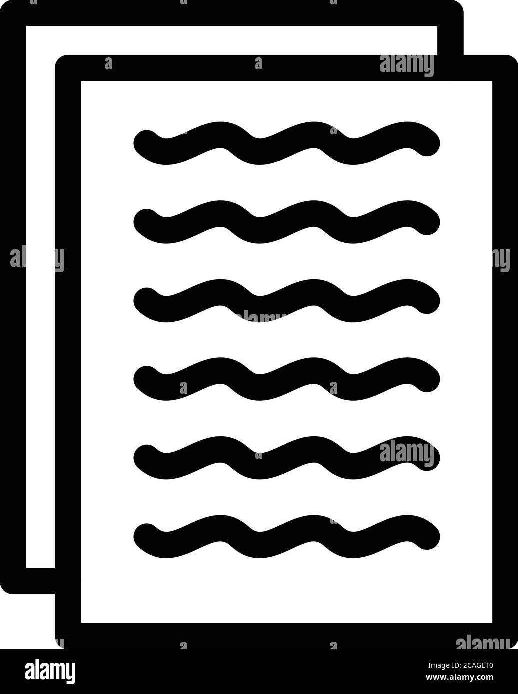Primary files icon, outline style Stock Vector Image & Art - Alamy
