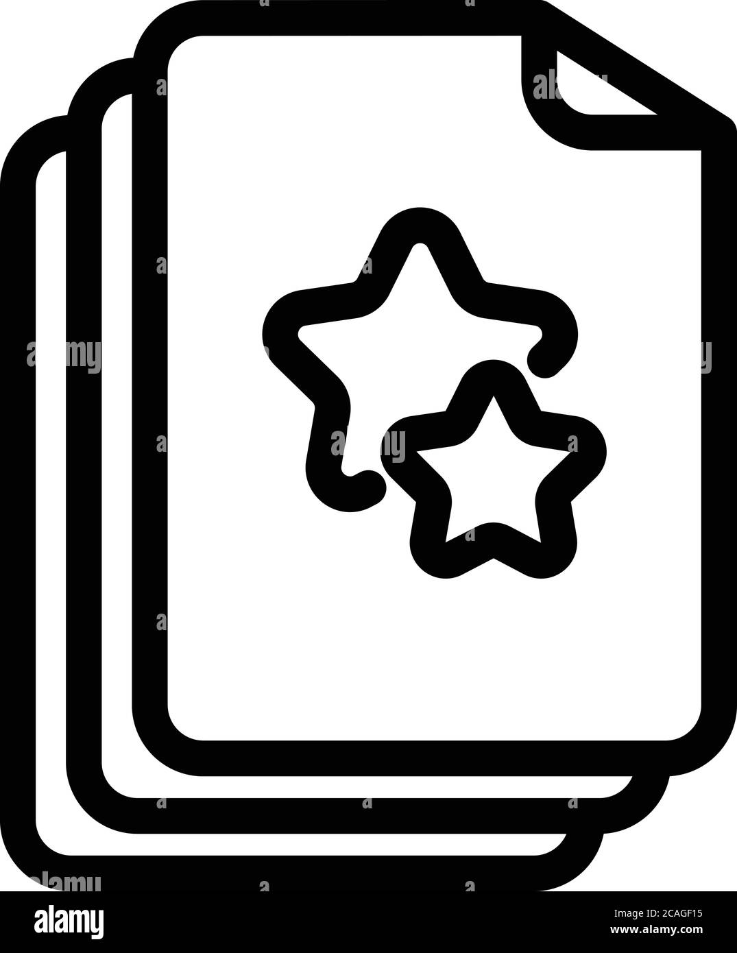 Priority Documents Icon Outline Style Stock Vector Image And Art Alamy