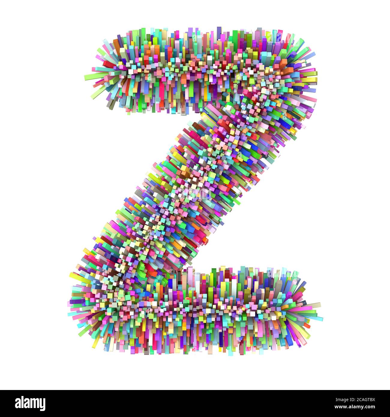 3d multicolor Bricks creative cute decorative letter Z Stock Photo Alamy
