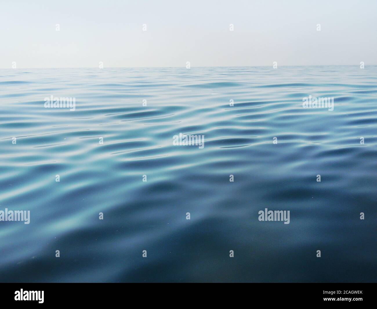 Clear deep blue water Stock Photo