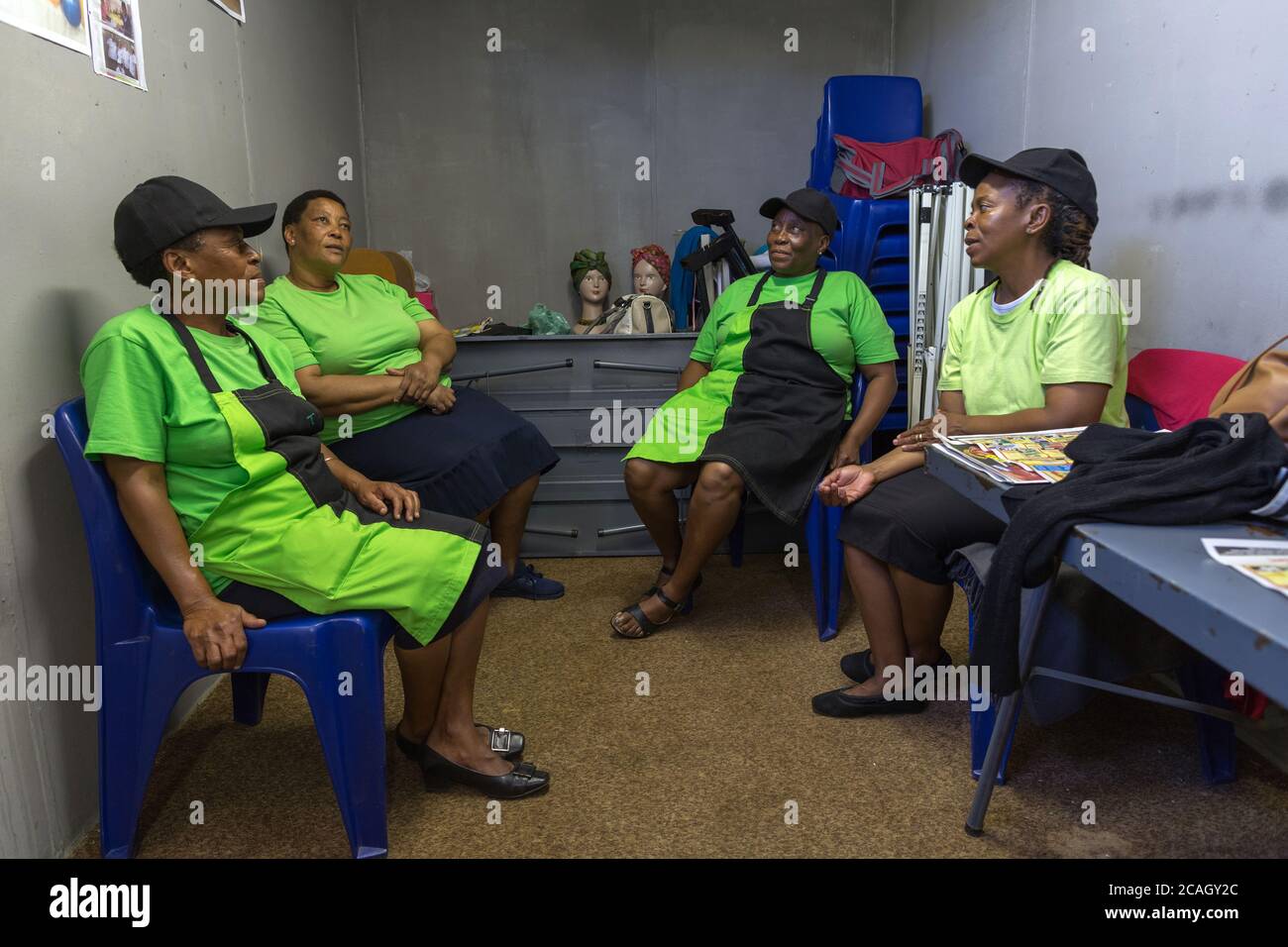 18.10.2018, Johannesburg, Gauteng, South Africa Nursing staff of a