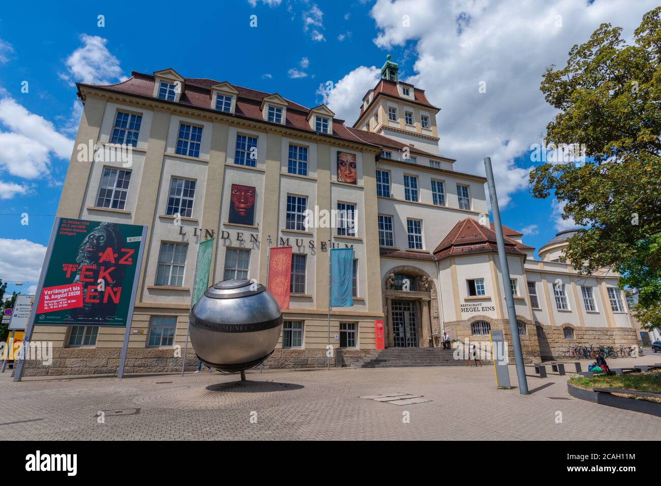 Linden-Museum, Stuttgart, Federal State Baden-Württemberg, South Germany, Central Europe Stock Photo